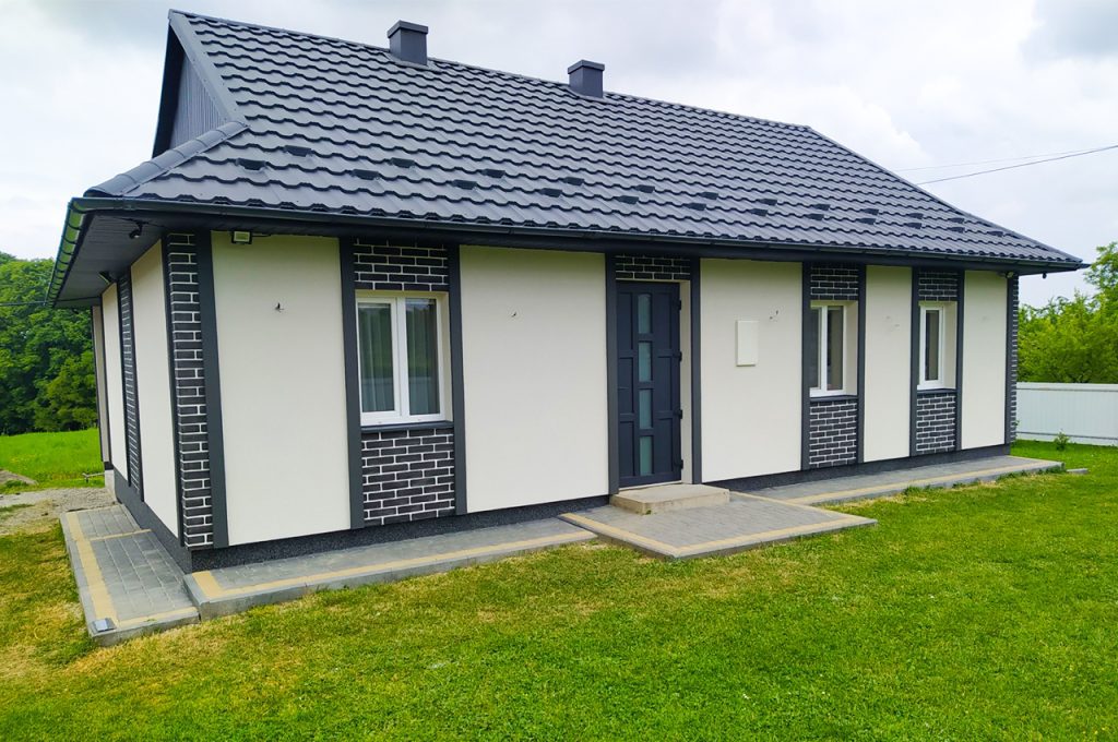 FTS E CLINKER – “Онікс 73” | FTS Клей дисперсійний – Білий | FTS STRUCTURE LINE – S0603-Y40R(NCS), F 205(FTS FACADE) FTS E CLINKER -